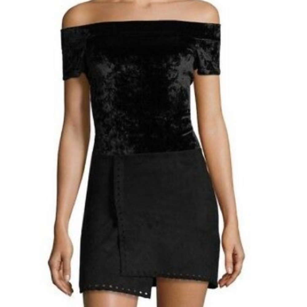 Black Velvet Body Suit